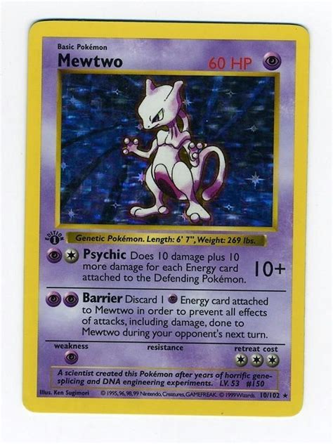 1st edition mewtwo price.